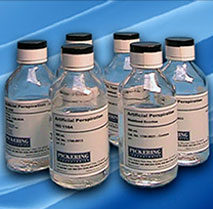 Bottles of artificial perspiration