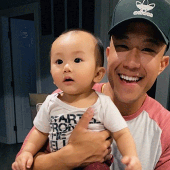 Christopher Nguyen and baby